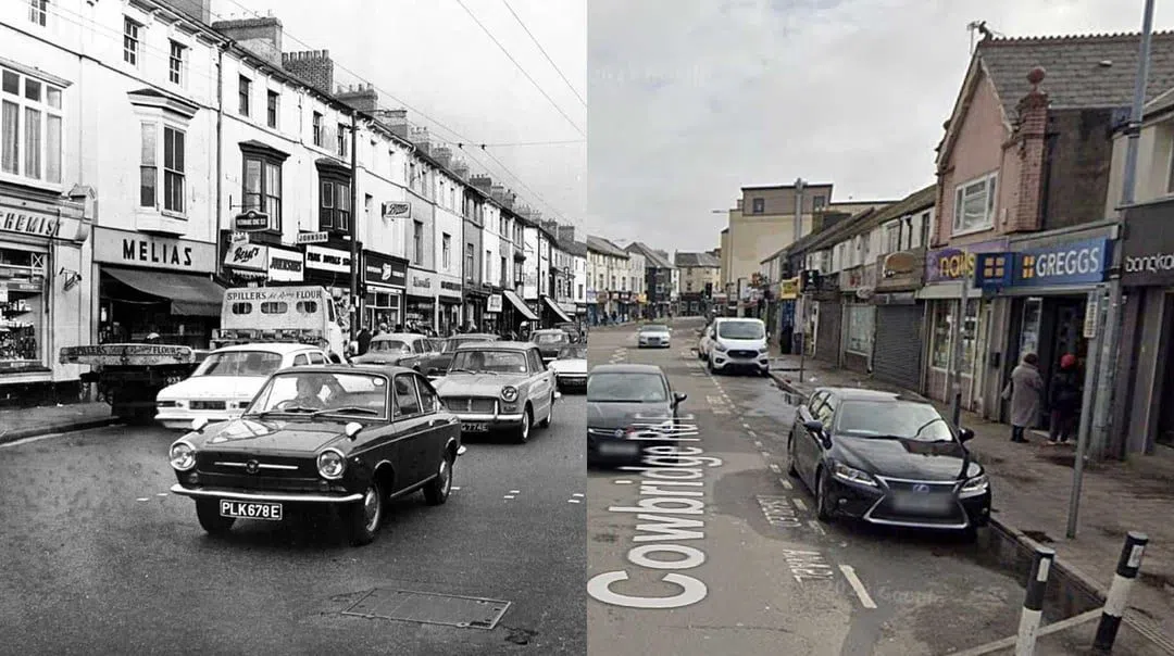 Cowbridge Road East, the main high street running through Canton in Cardiff