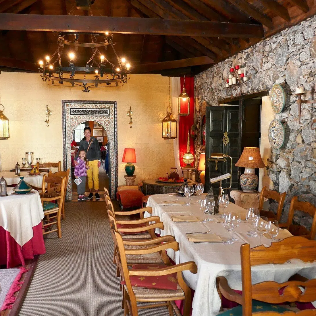 Casa Santa María restaurant on the church square in Betancuria