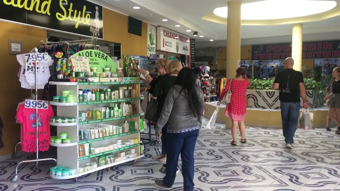 El Palmeral shopping centre in Costa Calma