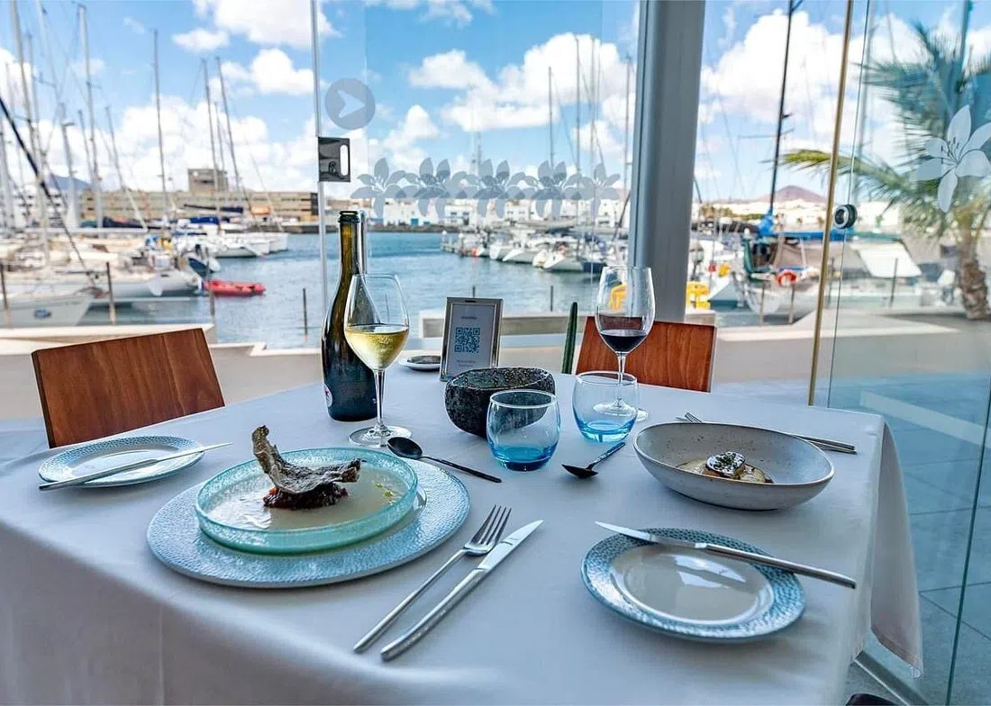 Restaurante Lilium at Marina Lanzarote in Arrecife