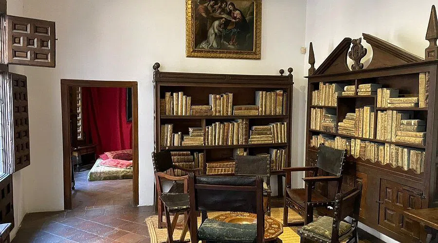 the preserved study inside Casa Museo Lope de Vega on Calle de Cervantes