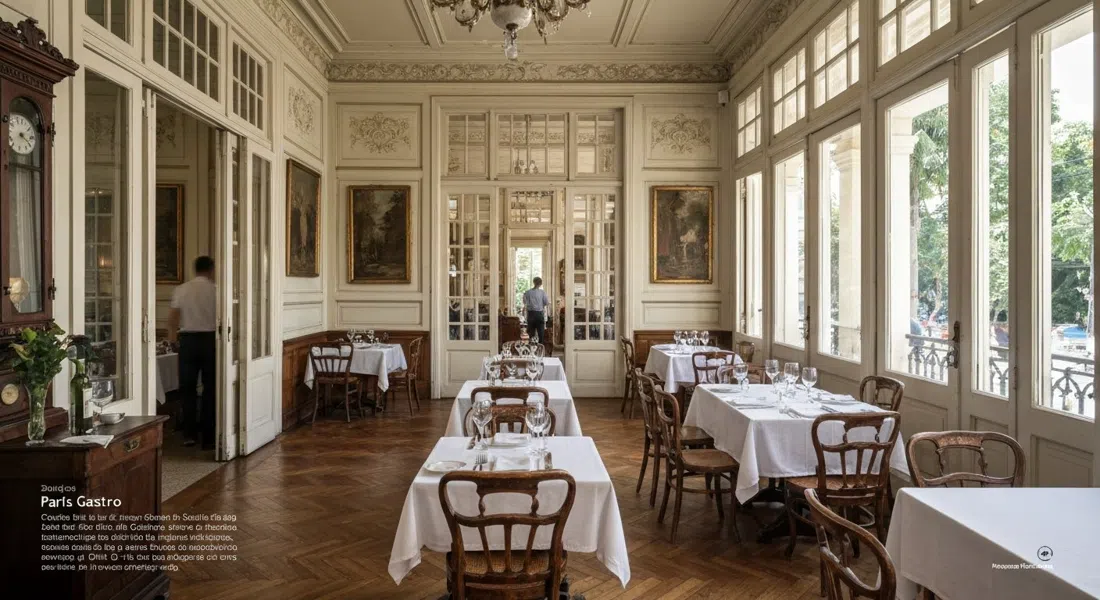 the Belle Époque interior of Casa de Arte e Cultura Julieta de Serpa at Praia do Flamengo 340, with elegant period rooms set for Paris Gastro dinner
