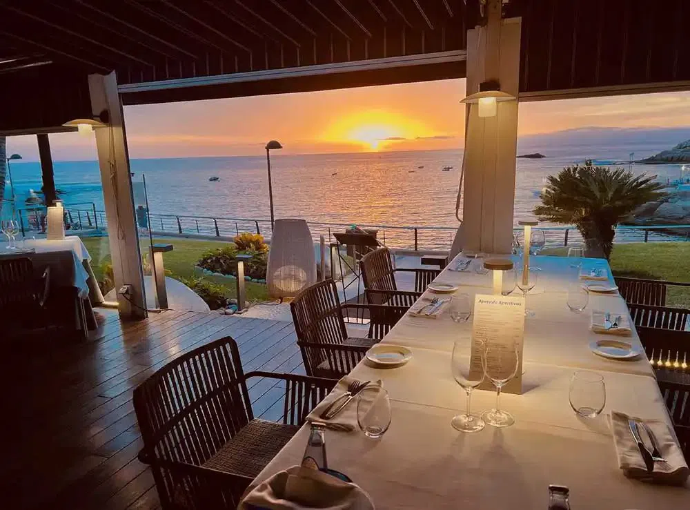 La Vieja Restaurante in La Caleta, Costa Adeje, grilled fish and seafood rice