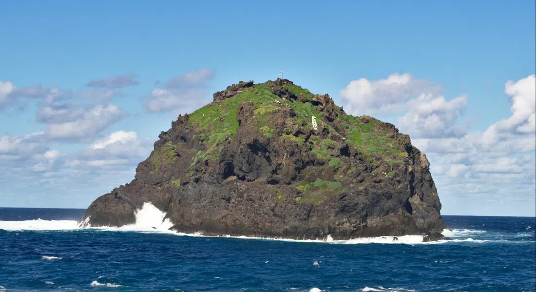 Roque de Garachico, the volcanic sea stack just offshore from the town