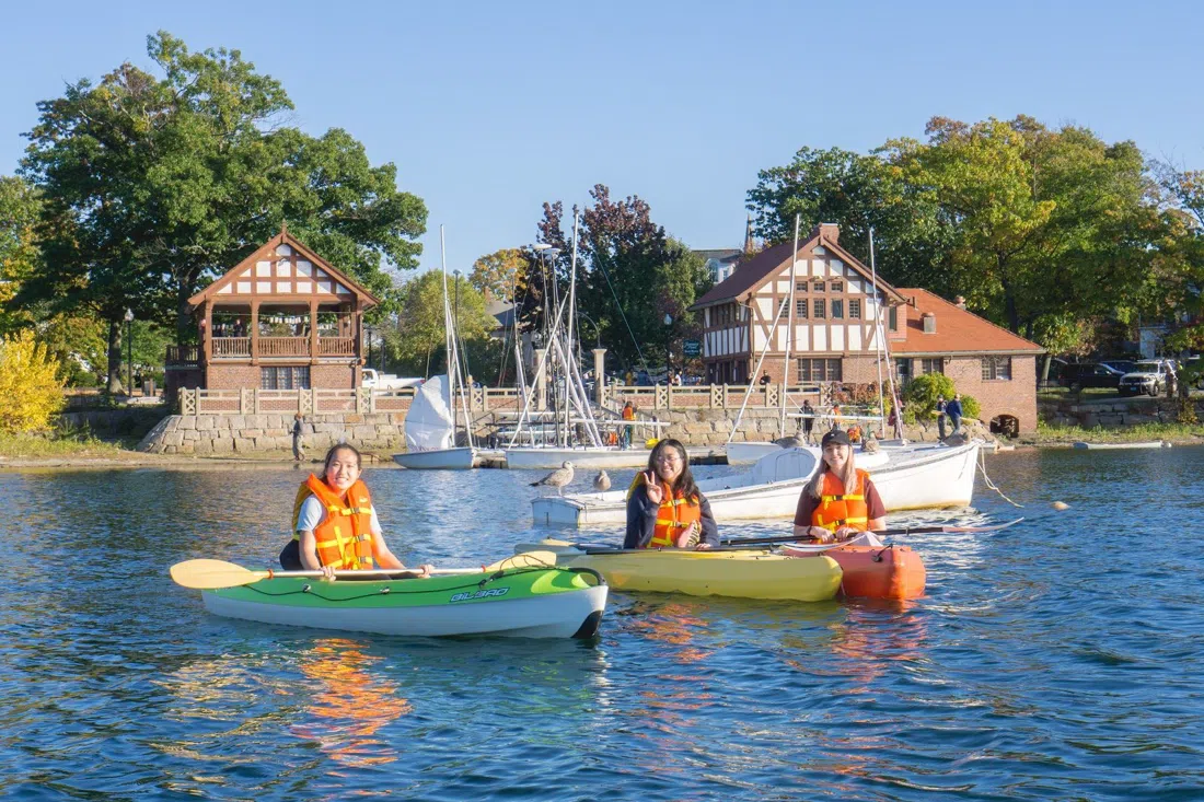 Jamaica Pond (Courageous Sailing boathouse), Boston