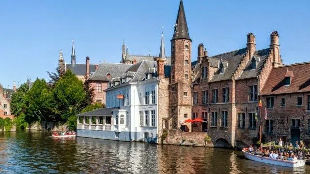 Rederij Coudenys (canal boat, Rozenhoedkaai landing stage), Bruges