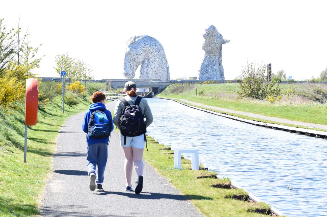 The Kelpies & The Helix, Edinburgh