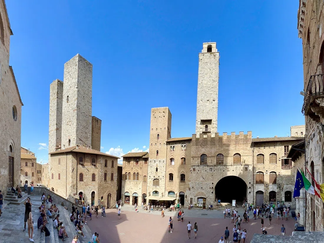 San Gimignano — Torre Grossa & Palazzo Comunale, Florence