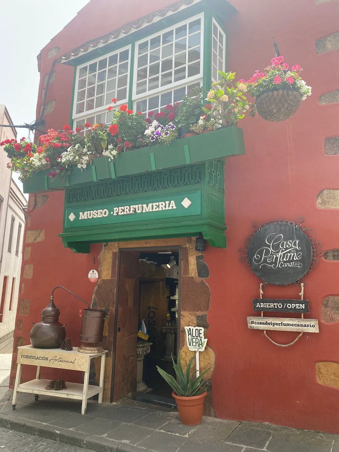 Casa del Perfume Canario, the restored 19th-century perfume museum in Teror