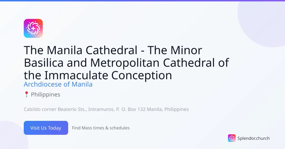 Manila Cathedral, Manila