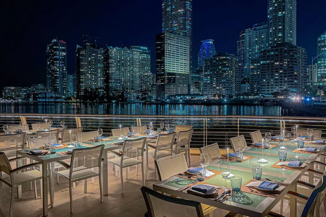 the dining room at La Mar by Gastón Acurio on S. Miami Avenue