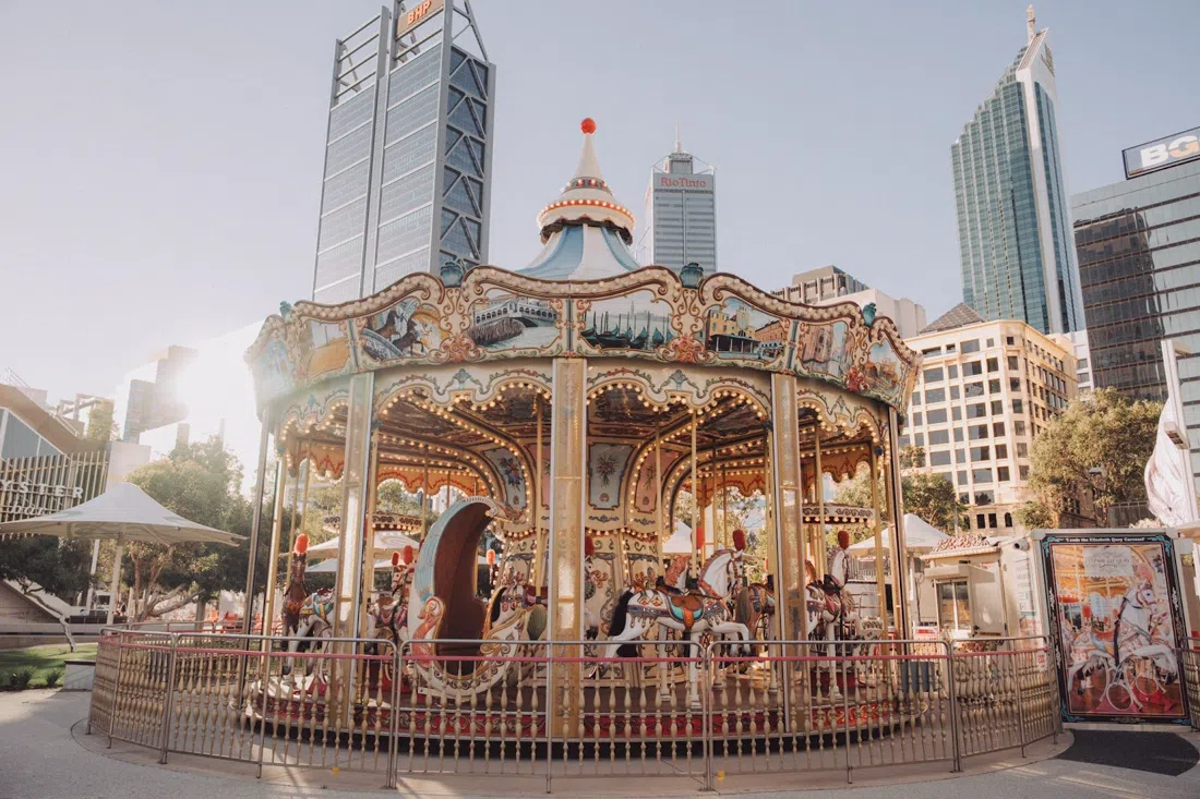 Elizabeth Quay Carousel, Perth