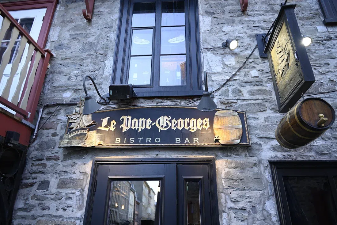 Bistro Le Pape Georges, Quebec