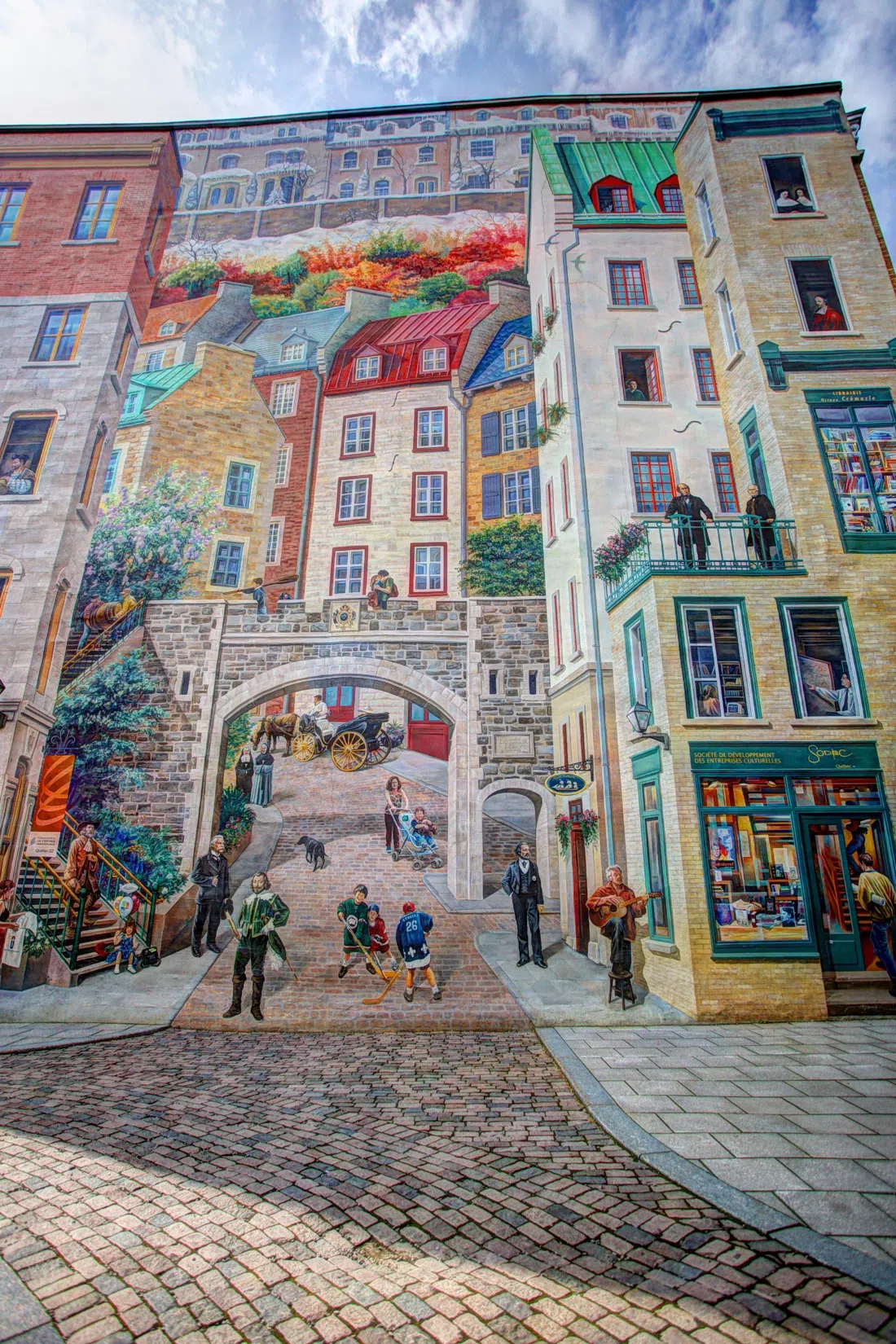 Fresque des Québécois, Quebec