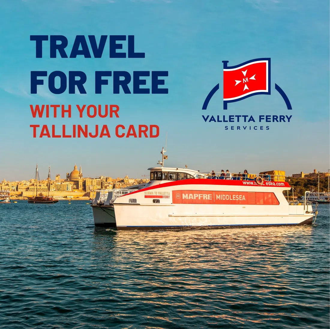 Valletta Ferry Services — Three Cities crossing, Lascaris Wharf, St Julian's