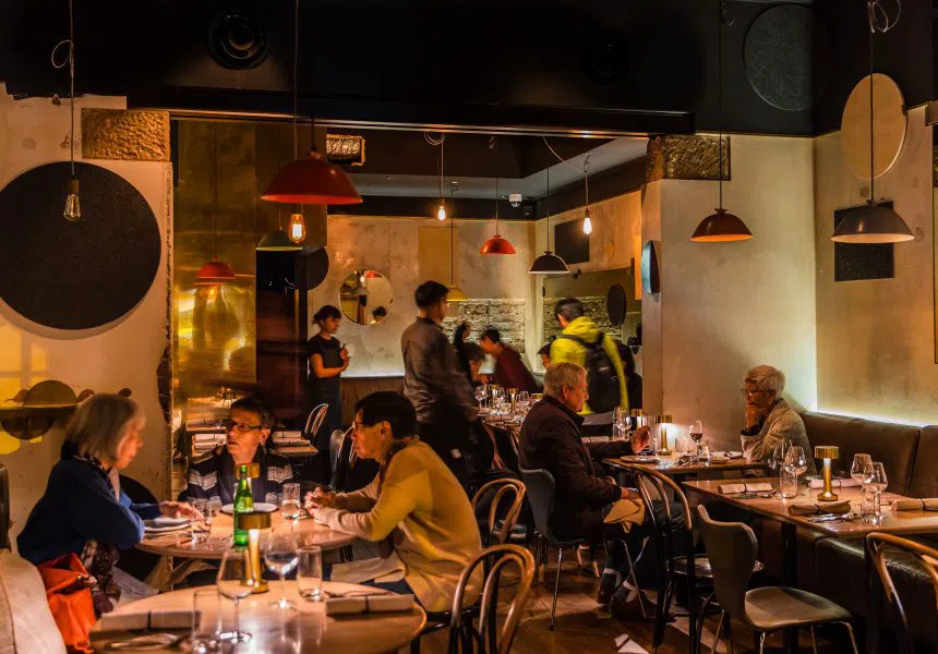 Yellow restaurant on Macleay Street