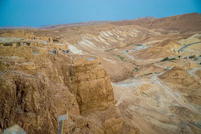 Masada National Park (east gate, Dead Sea side), Tel Aviv