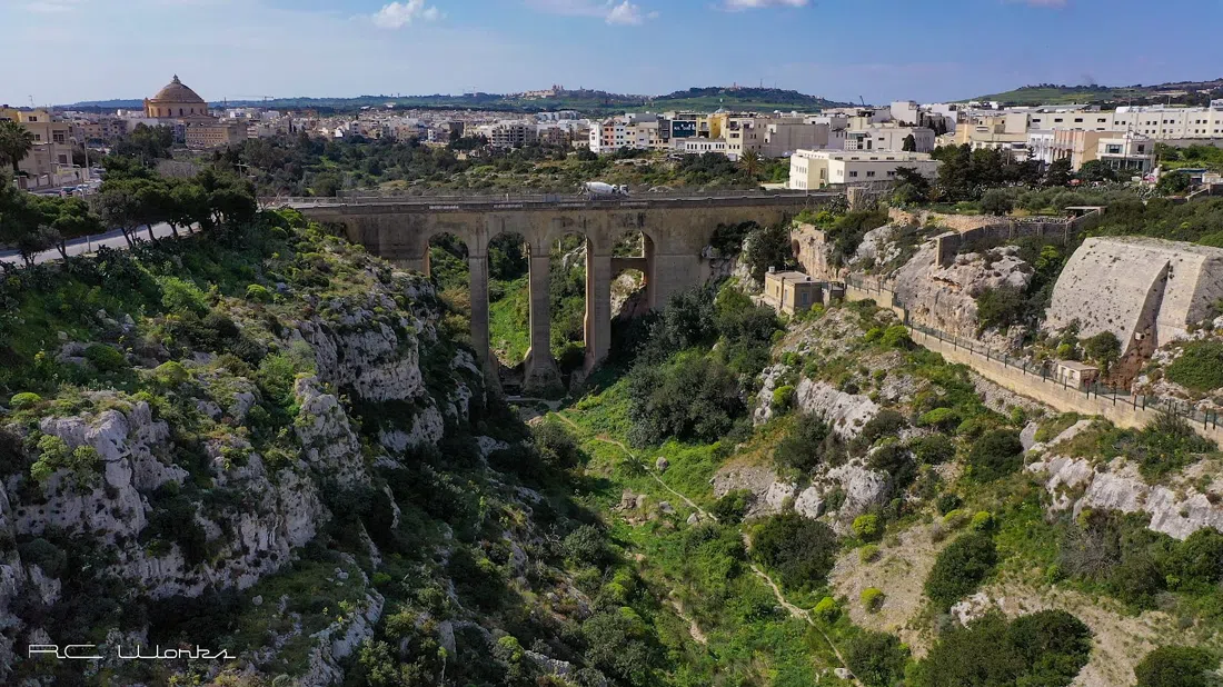 Wied il-Għasel (Valley of Honey) walking route, Valletta