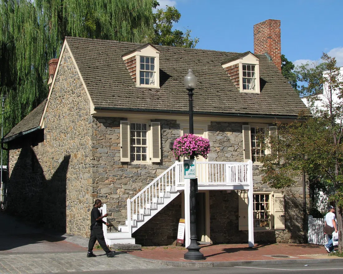 Old Stone House museum on M Street, Georgetown