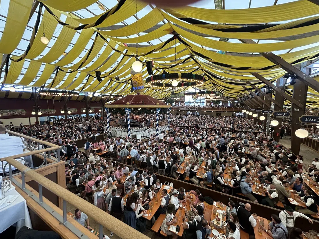 Berliner Oktoberfest (Paulaner-Zelt) at the Zentraler Festplatz, Berlin
