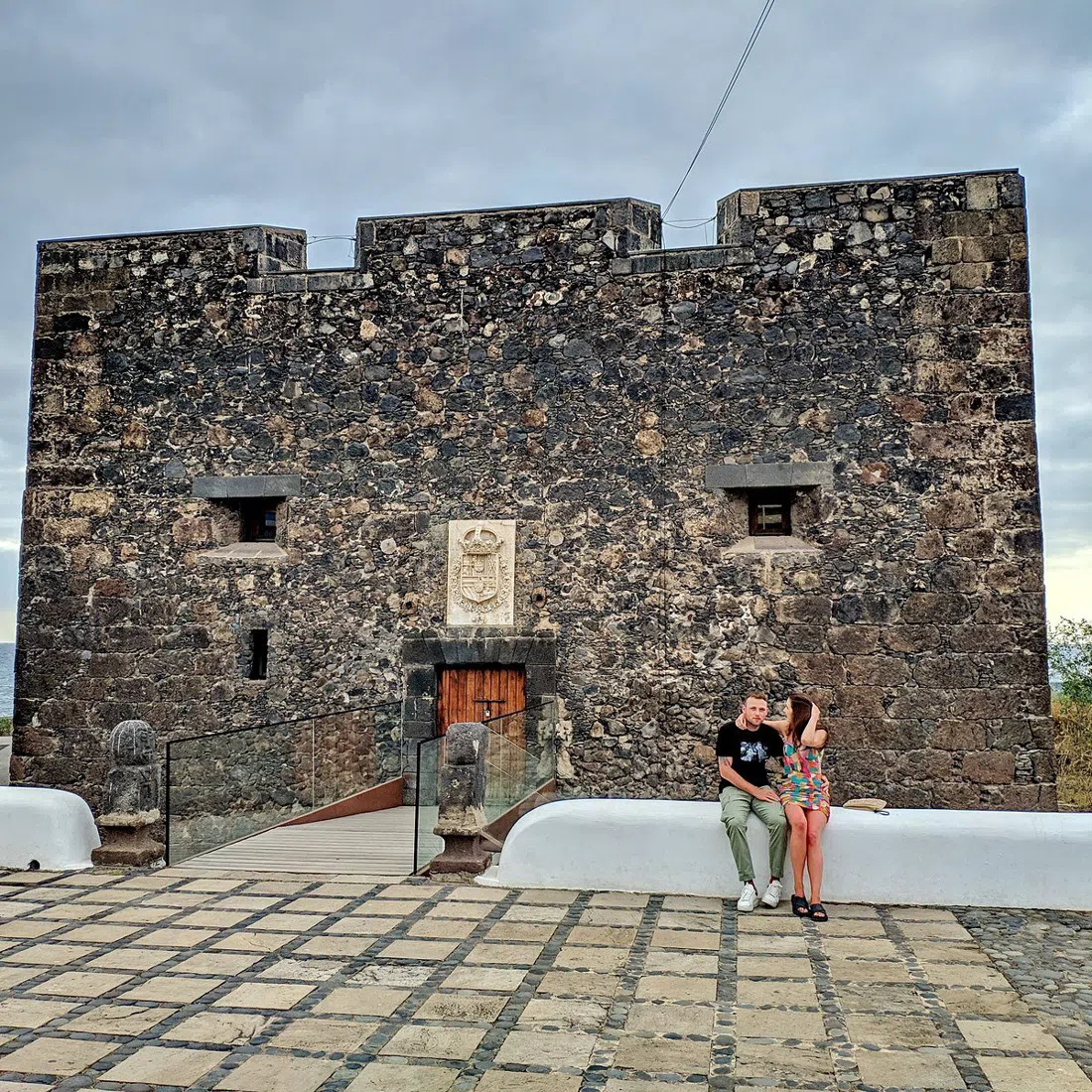 Castillo de San Felipe, the 17th-century pentagonal fort in Puerto de la Cruz